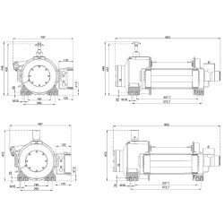 Купить Лебедка гидравлическая Hammer Winch HMW 14.2 PHT-EN 14200 кг